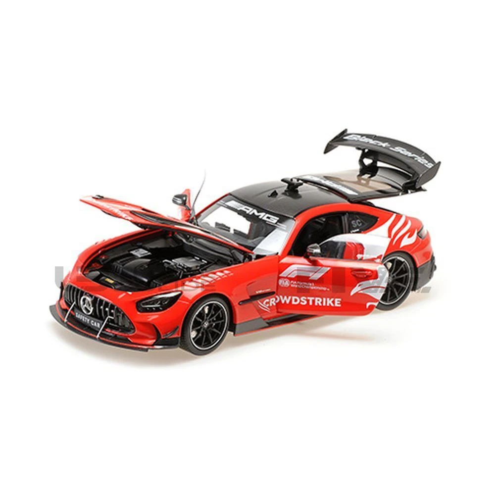 minichamps 18 mercedesamg gt black series  safety car 2024 road cars military and emergency