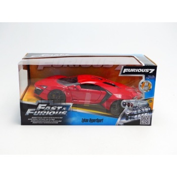 jada toys 24 lykan hypersport  fast and furious 7 movie and music