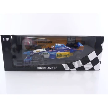 minichamps 18 benetton renault b195  canada gp 1995 with figurine alesi racing cars formula 1