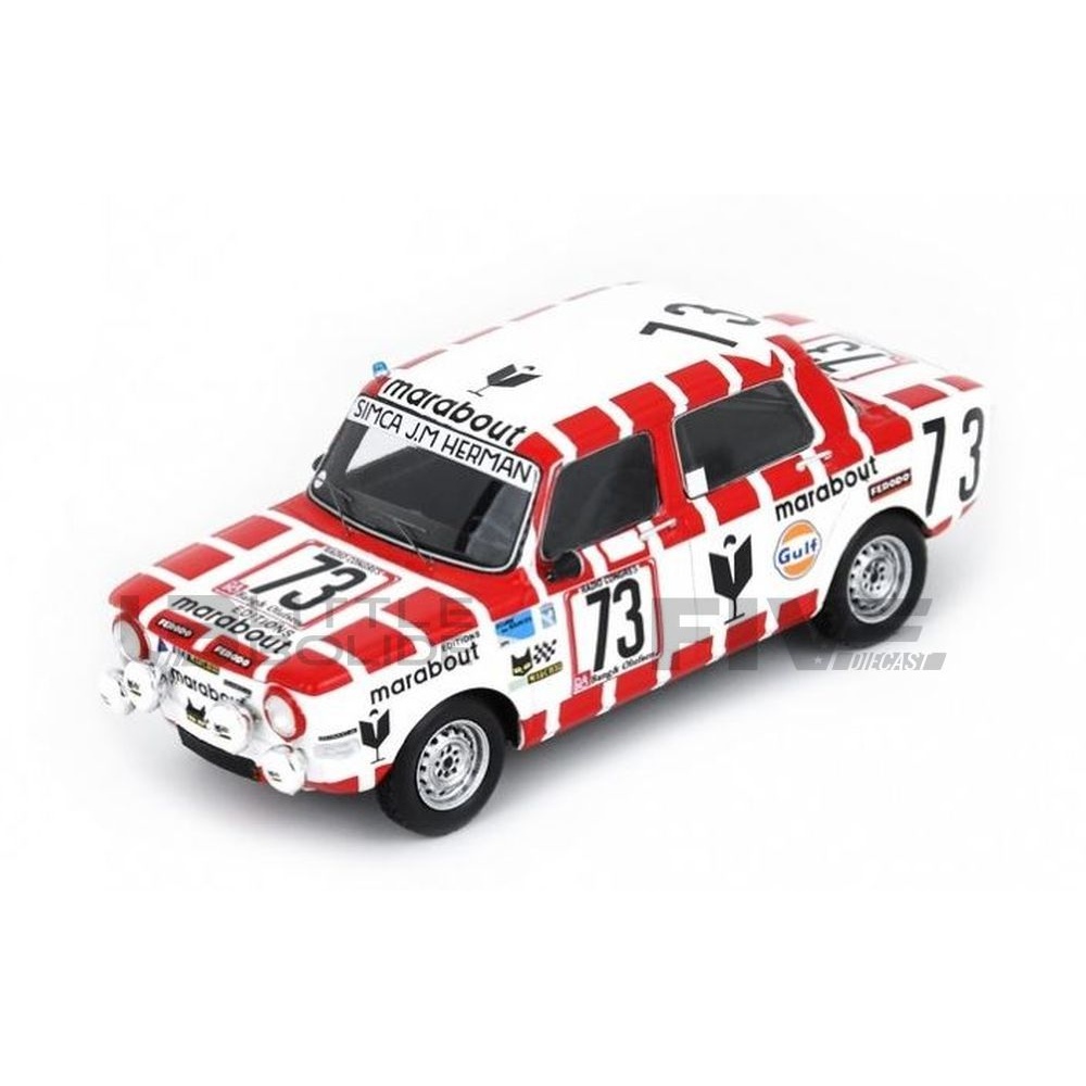 spark 43 simca 1000 rallye 2  spa 1974 racing cars racing gt