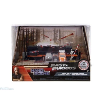 jada toys 87 toyota train scene final race ff + toyota supra & charger movie and music