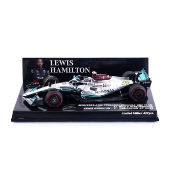 minichamps 43 mercedesamg w13 e performance hungarian gp 2022 racing cars formula 1