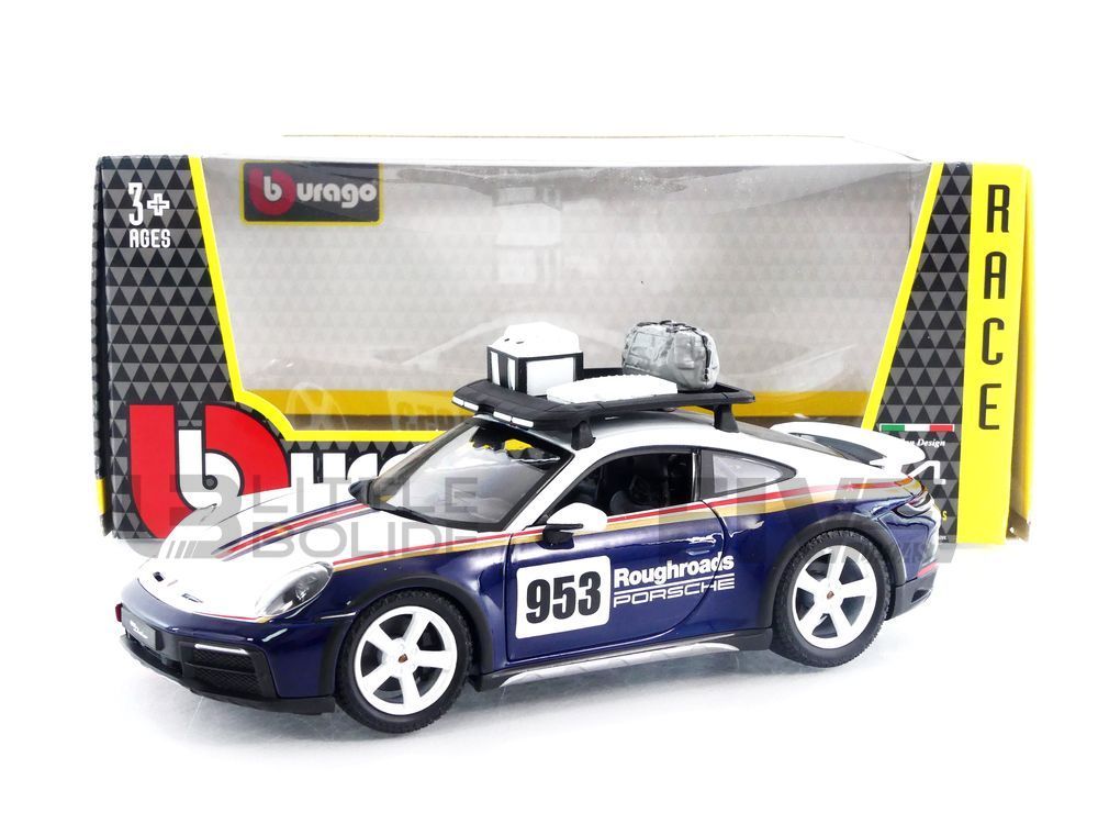 bburago 24 porsche 911 rallye dakar 2023 racing cars rallye