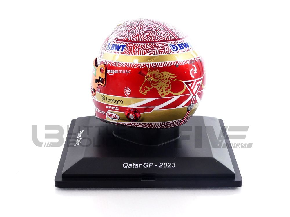 Le casque spécial #QatarGP de Pierre Gasly. - Bref F1