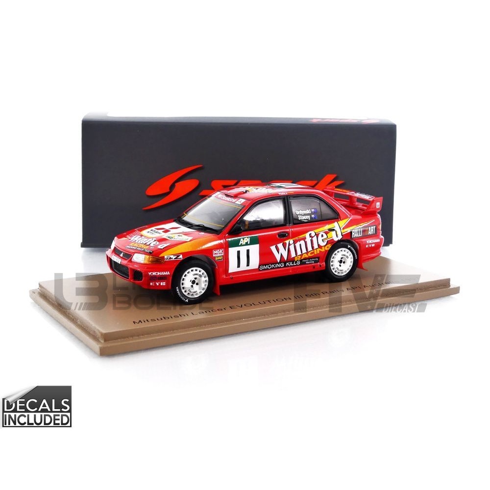 S6516 – SPARK 1/43 - MITSUBISHI Lancer Evolution III - Rally