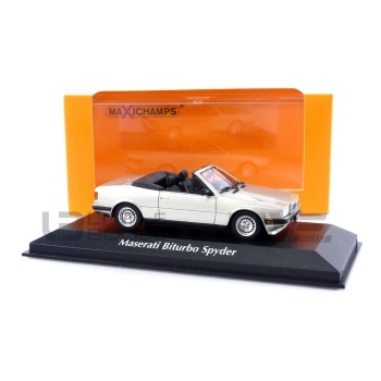 maxichamps 43 maserati biturbo spyder 1982 road cars convertible