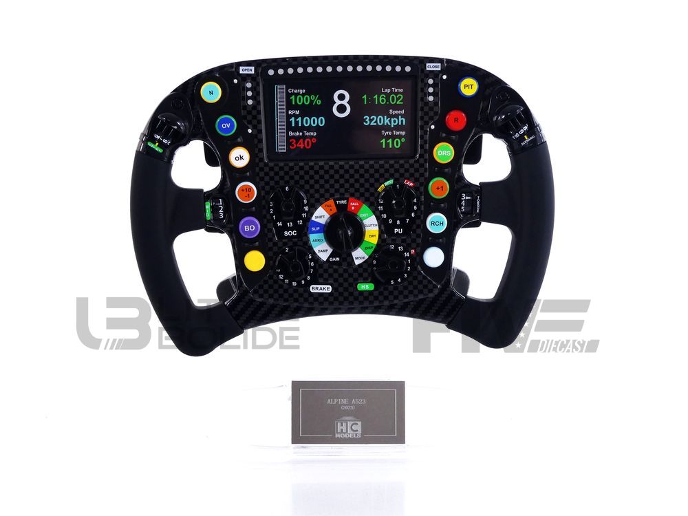 HC MODELS 1/2 - ALPINE A523 STEERING WHEEL - 2023 HC202401/30444