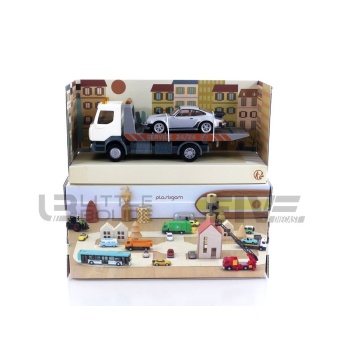 norev 43 renault trucks depanneuse + porsche 911 road cars utility