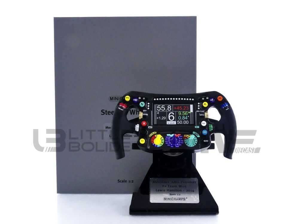 minichamps 2 accessoires mercedes amg petronas w05 steering wheel 2014 racing cars formula 1