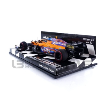 minichamps 43 mclaren mcl35m  abu dhabi gp 2021 racing cars formula 1