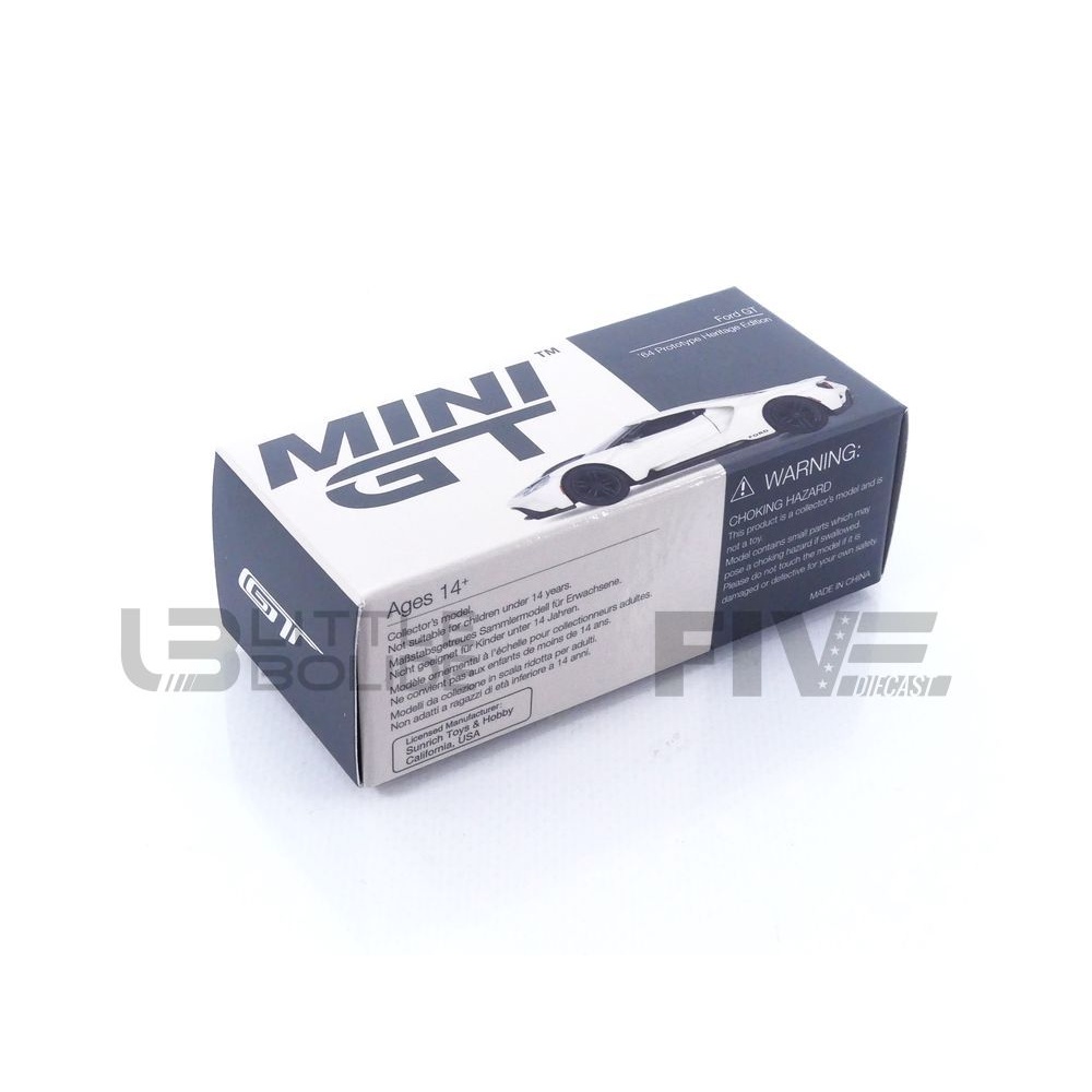 MGT00622-L – MINI GT 1/64 - FORD GT 64 Prototype Heritage Edition