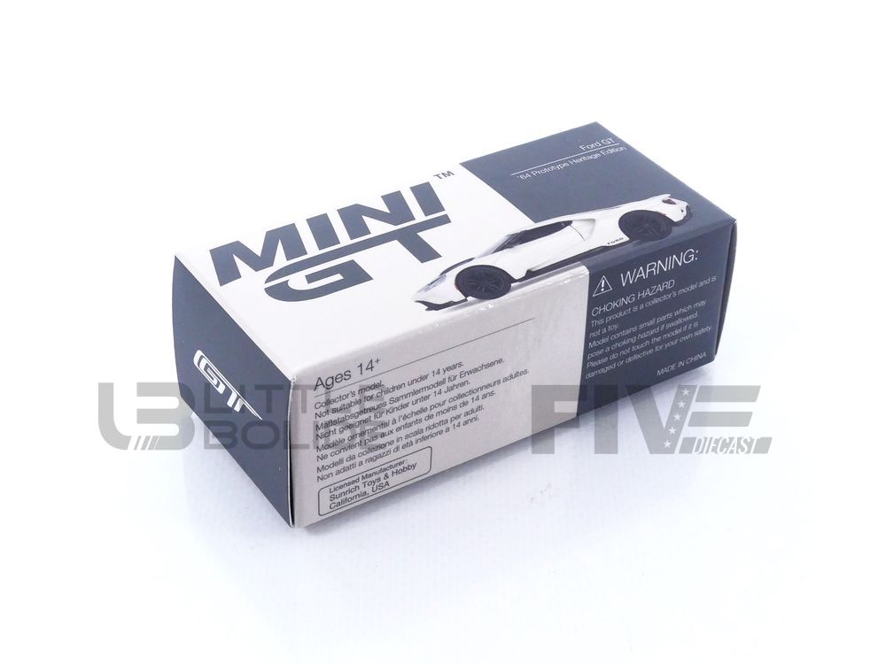 MGT00622-L – MINI GT 1/64 - FORD GT 64 Prototype Heritage Edition