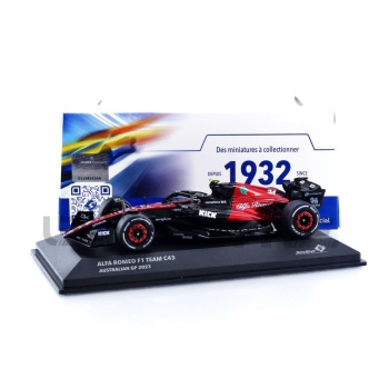 solido 43 alfaromeo c43 spanish gp 2023 racing cars formula 1