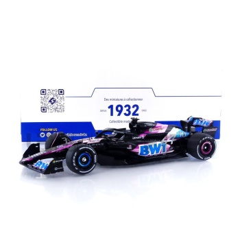 solido 18 alpine a524 presentation 2024 racing cars formula 1