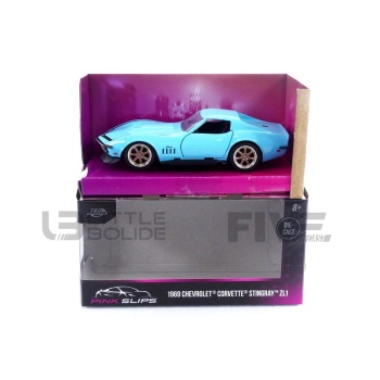 jada toys 32 chevrolet corvette stingray blue 1969 road cars coupe