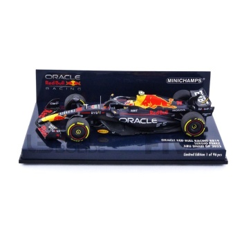 minichamps 43 red bull rb19 abu dhabi gp 2023 racing cars formula 1
