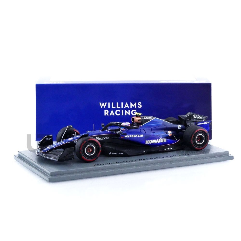 S9525 – SPARK 1/43 - WILLIAMS FW46 - Bahrain GP 2024 (L. Sargeant