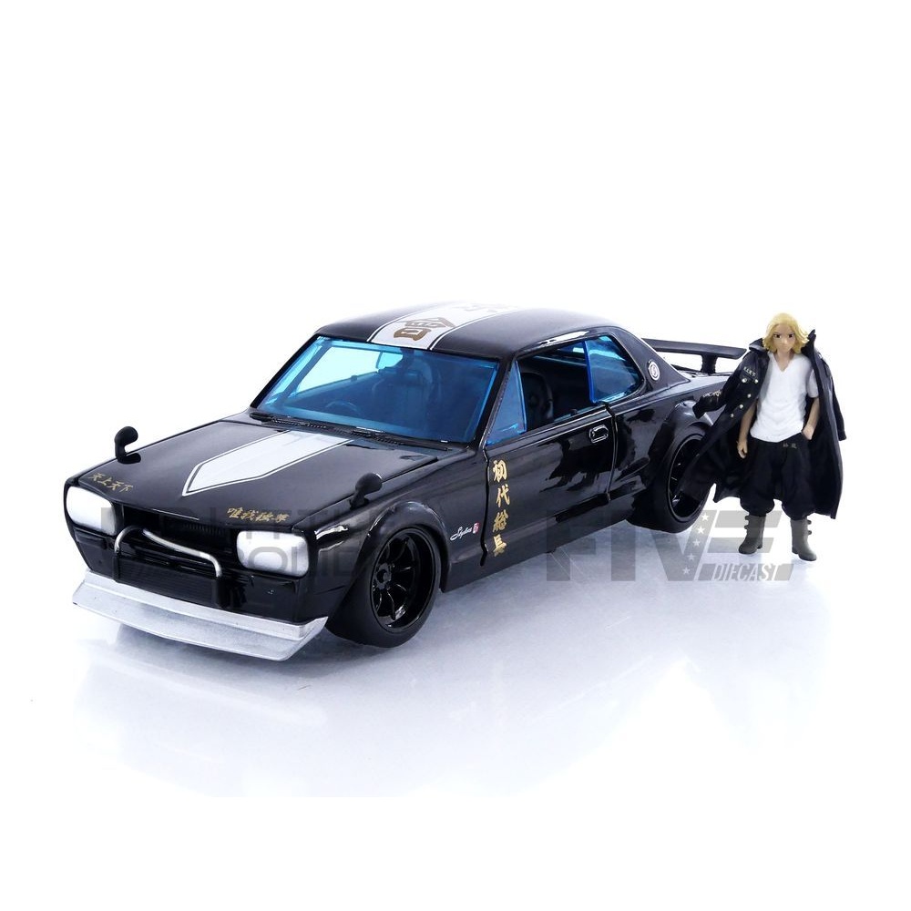 34698BK – JADA TOYS 1/24 - NISSAN Skyline GT-R with Mikey Figure