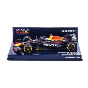 minichamps 43 red bull rb19 winner italian gp 2023 racing cars formula 1