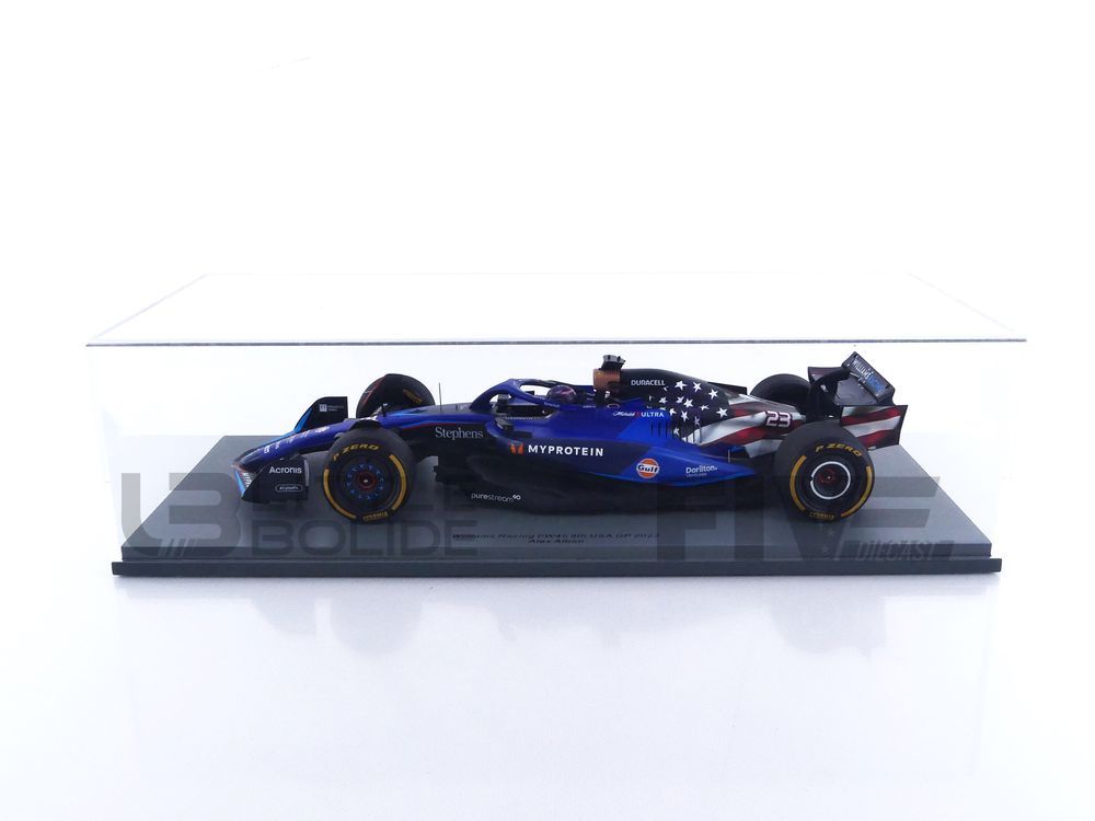 18S964 – SPARK 1/18 - WILLIAMS FW45 - USA GP 2023 (A. Albon) - Five Diecast