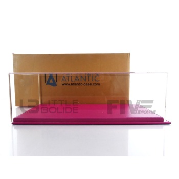 atlantic case 12 display case showcase 12 mulhouse pink leather accessories display
