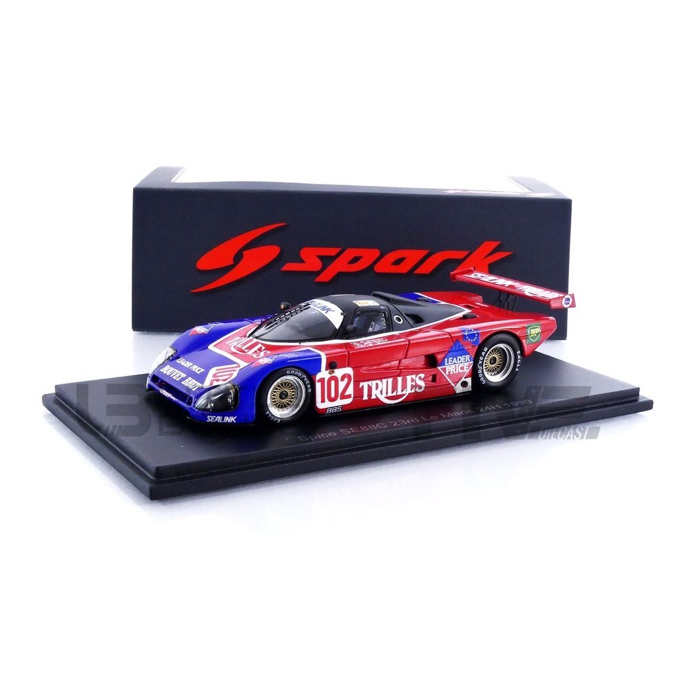 Spark Models スパークモデル S4690 S6812 – SPARK 1/43 - SPICE SE88C - 3rd Le Mans 1990 - Five Diecast