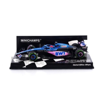 minichamps 43 alpine a523 3rd monaco gp 2023 racing cars formula 1