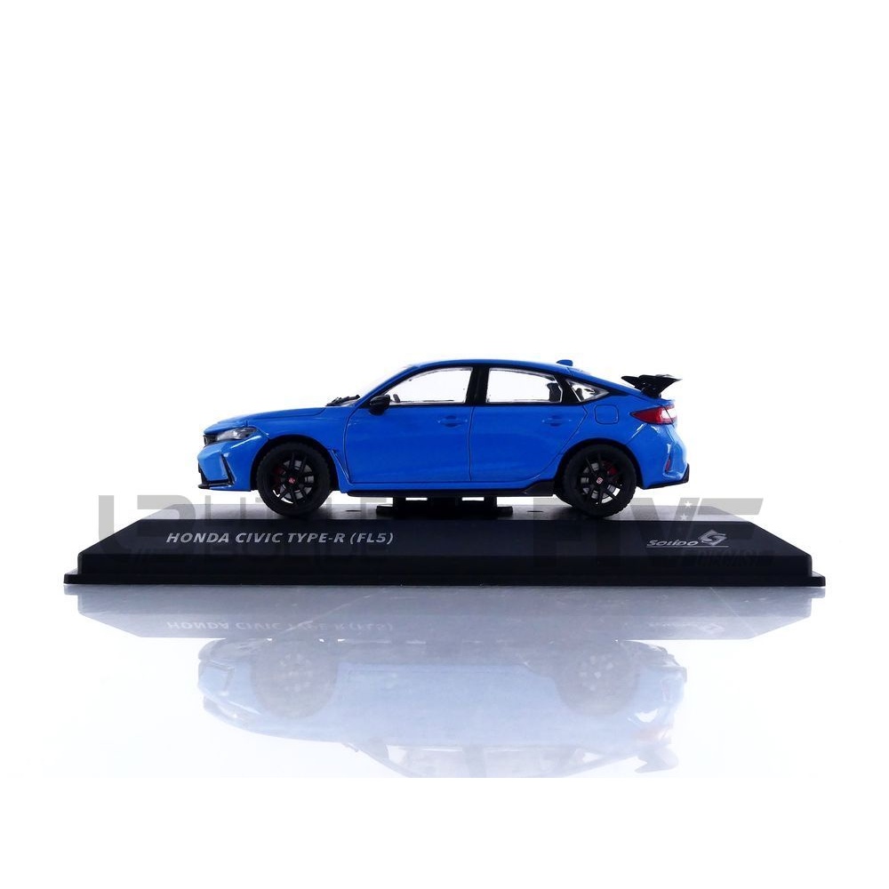 Modelo A Escala 1:43 Honda Civic Type R 2022 - Blanco, Coleccionable Solido