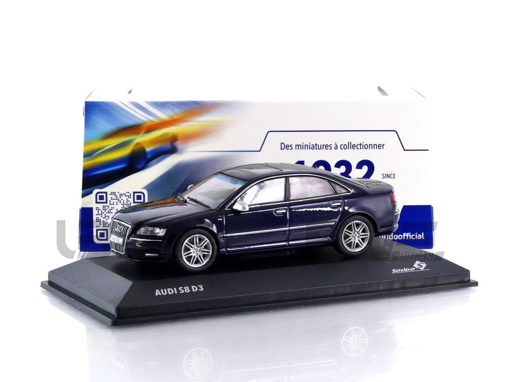solido 43 audi s8 (d3) 2010 road cars sedan