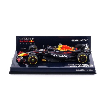 minichamps 43 red bull rb19 winner abu dhabi gp 2023 racing cars formula 1