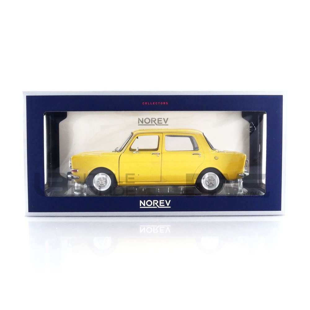 Simca 1000 LS 1974 Jaune Maya (Norev) 1/18e