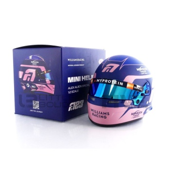 mini helmet 2 casque alexander albon  williams 2024 accessories mini helmets