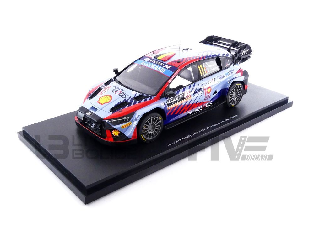 TOP SPEED 1/18 - HYUNDAI I20 N RALLY1 HYBRID - WINNER MONTE CARLO 2024 TS0580