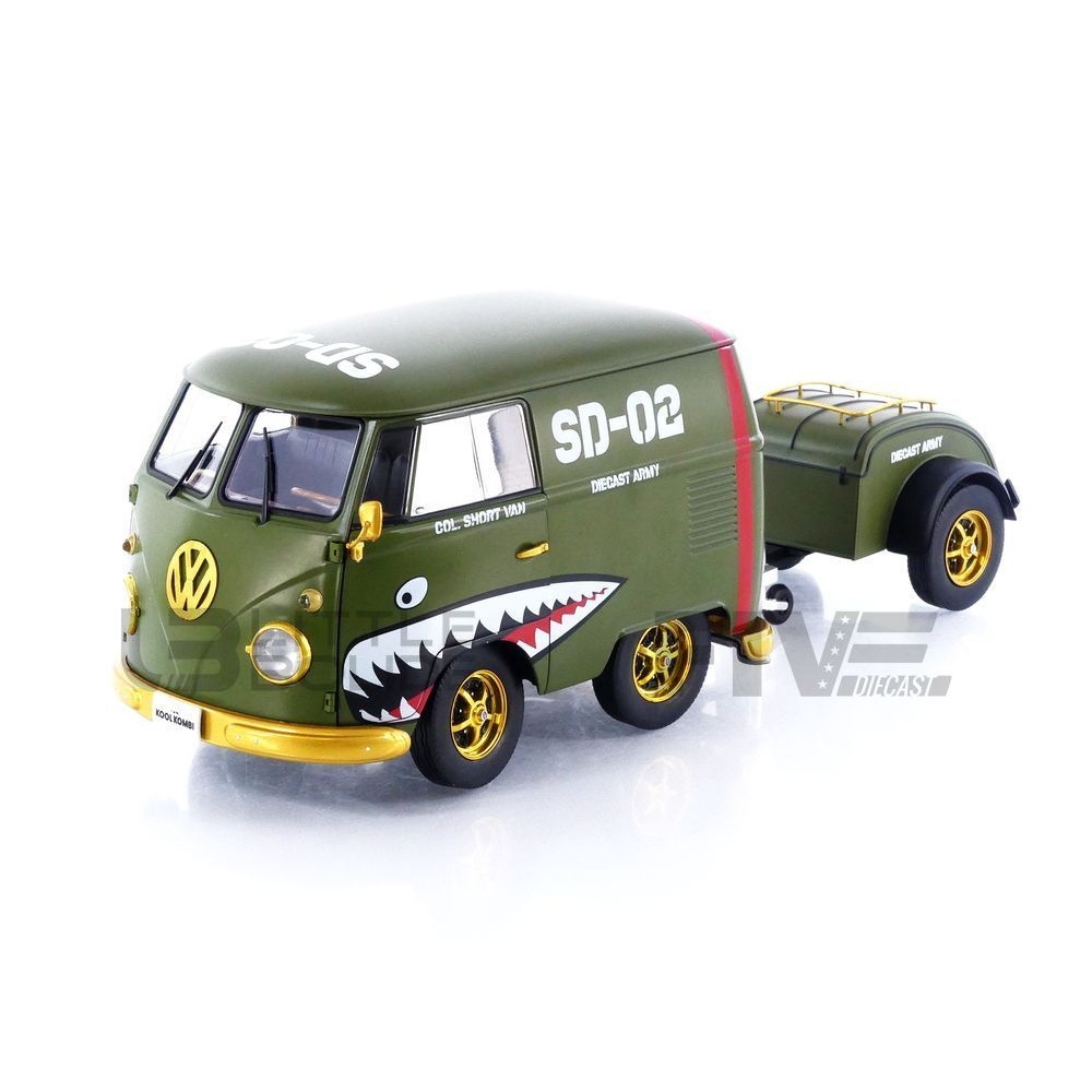 Réplica Militar Volkswagen VW Kool Kombi Army Fighter - Escala 18