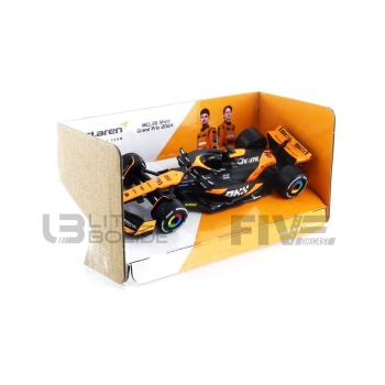 bburago 43 mclaren mcl38  season car 2024 racing cars formula 1