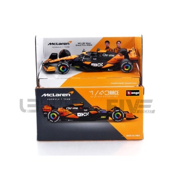 bburago 43 mclaren mcl38 season car 2024 racing cars formula 1