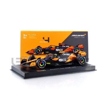 bburago 43 mclaren mcl38 season car 2024 racing cars formula 1
