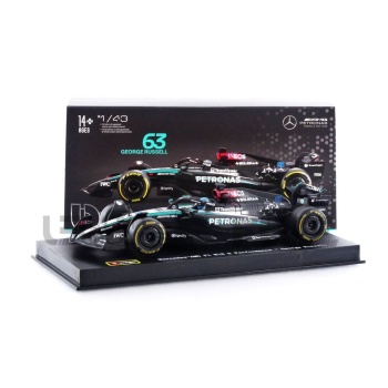 bburago 43 mercedesamg w15 season car 2024 racing cars formula 1
