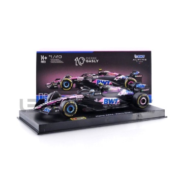 bburago 43 alpine a524 season car 2024 racing cars formula 1