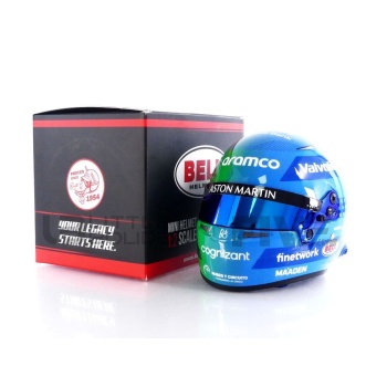 mini helmet 2 casque fernando alonso aston martin las vegas gp 2024 accessories mini helmets