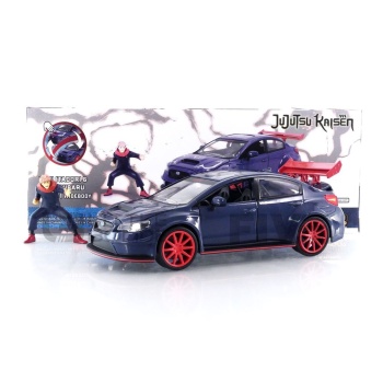 jada toys 24 subaru wrx sti with yuji itadori figure  2016 movie and music