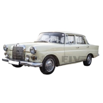maxichamps 43 mercedesbenz 200 (w110) 1965 road cars sedan
