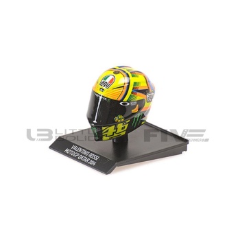 minichamps 10 agv casque rossi moto gp qatar 2014 accessories mini helmets