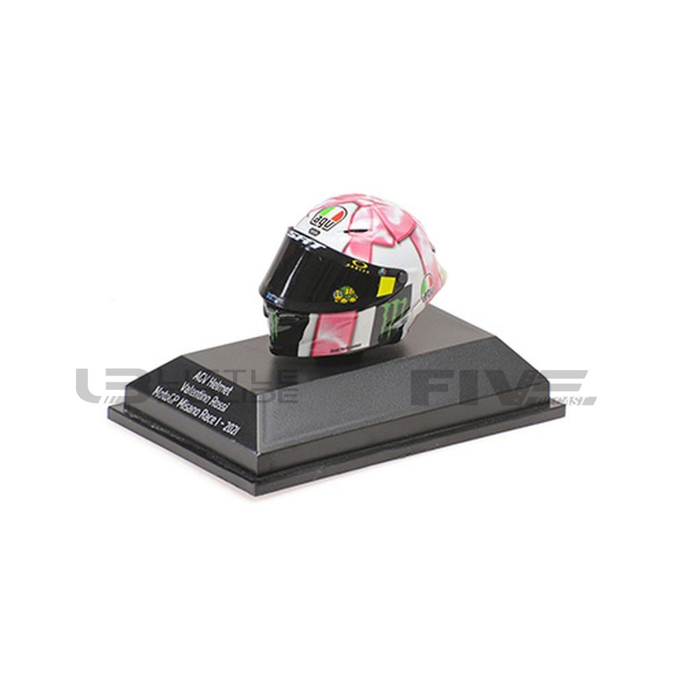 399210076  MINICHAMPS 1/8 - AGV Casque Moto - Moto GP Misano Race 1 2021 -  Five Diecast