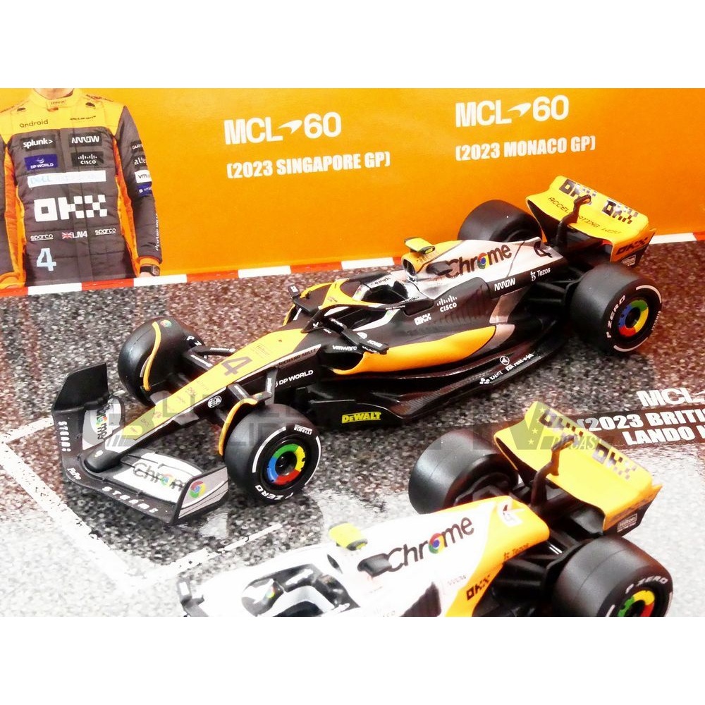 18-38096 – BBURAGO 1/43 - MCLAREN Pack - MCL36 - MCL60 - MCL60