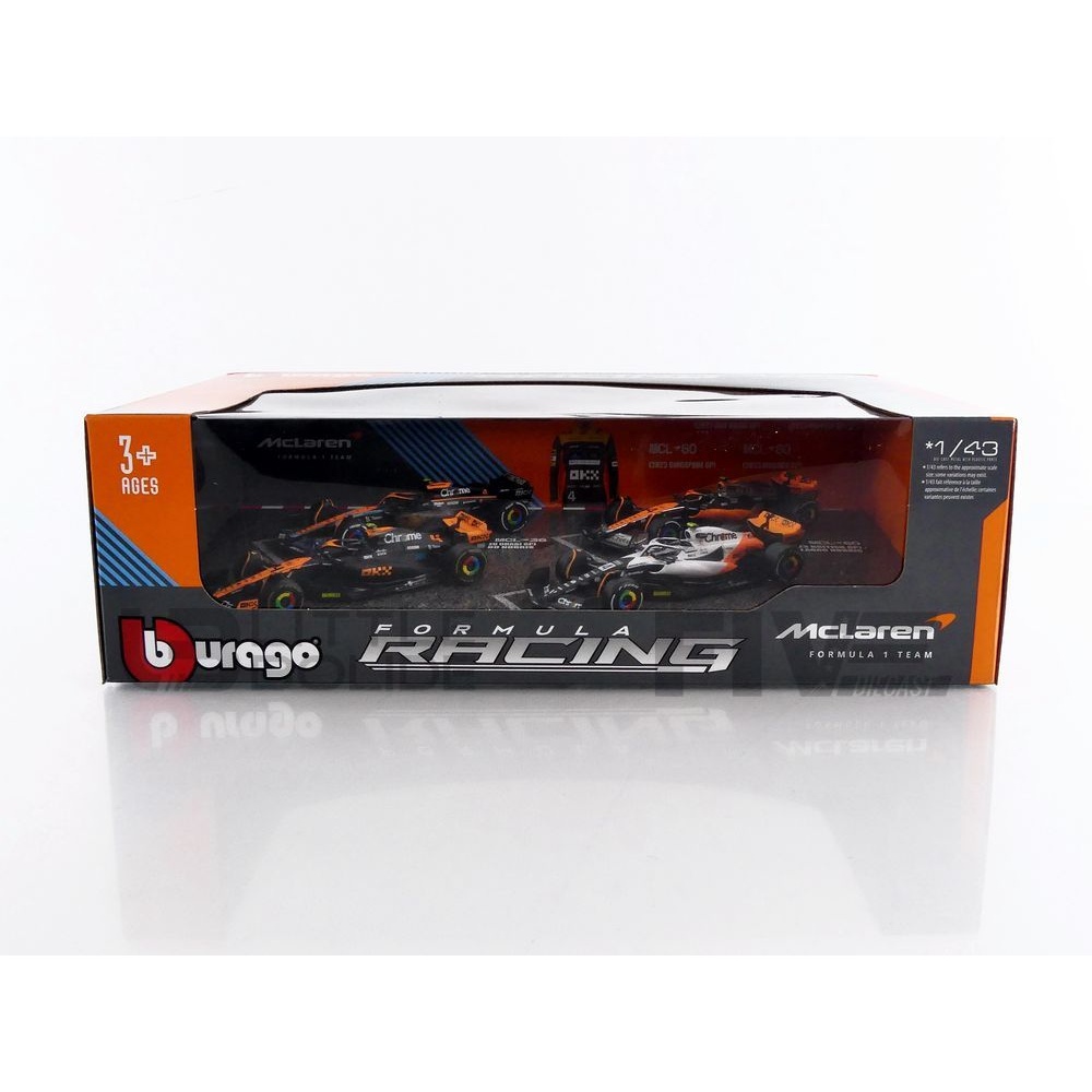 18-38096 – BBURAGO 1/43 - MCLAREN Pack - MCL36 - MCL60 - MCL60