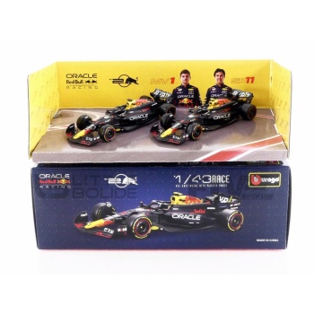 bburago 43 red bull pack 2 car set rb20 2024 racing cars formula 1