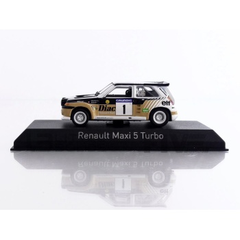 norev 43 renault maxi 5 turbo  winner rallye du var 1986 racing cars rallye