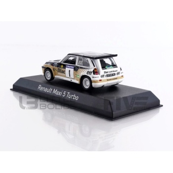 norev 43 renault maxi 5 turbo  winner rallye du var 1986 racing cars rallye