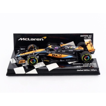 minichamps 43 mclaren mcl60 australian gp 2023 racing cars formula 1